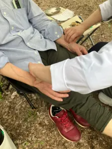 脈診の様子